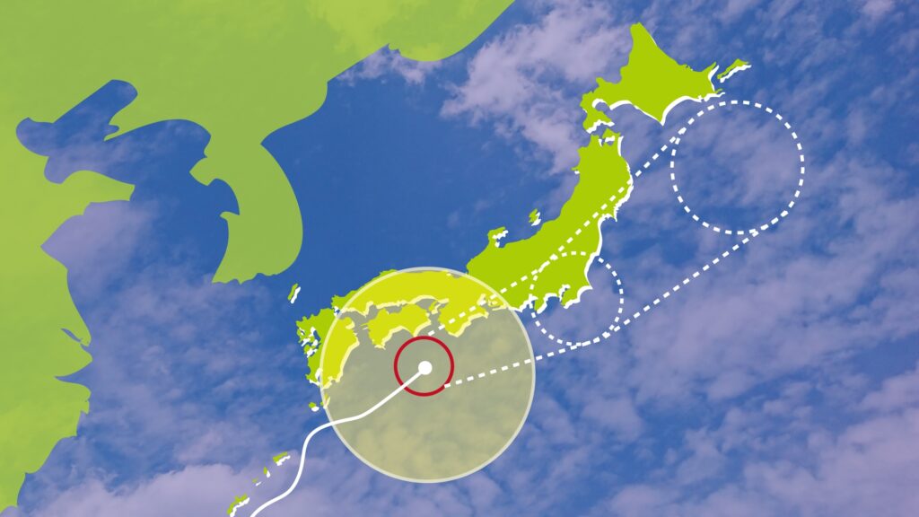 台風天気図